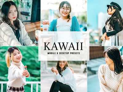 Kawaii Mobile & Desktop Lightroom Presets wedding presets