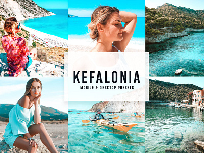 Kefalonia Mobile & Desktop Lightroom Presets wedding presets