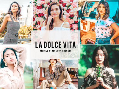 La Dolce Vita Mobile & Desktop Lightroom Presets wedding presets