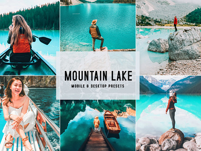 Mountain Lake Mobile & Desktop Lightroom Presets wedding presets