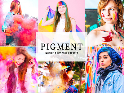 Pigment Mobile & Desktop Lightroom Presets wedding presets