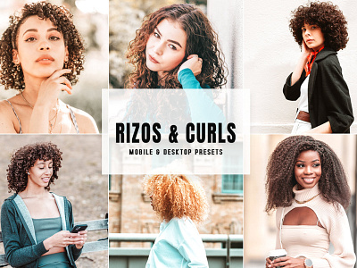 Rizos & Curls Mobile & Desktop Lightroom Presets wedding presets