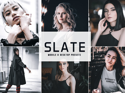 Slate Mobile & Desktop Lightroom Presets V2 wedding presets