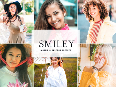 Smiley Mobile & Desktop Lightroom Presets wedding presets