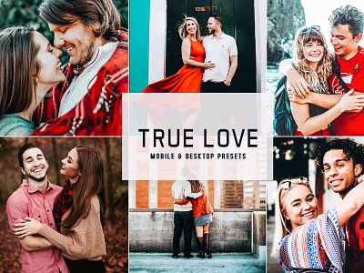 True Love Mobile & Desktop Lightroom Presets wedding presets