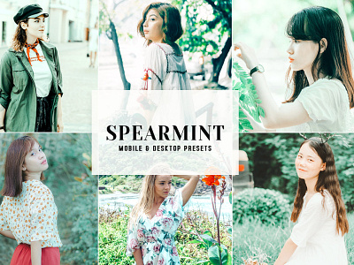 Spearmint Mobile & Desktop Lightroom Presets wedding presets