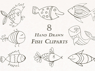 Free Handmade Fish Cliparts branding clipart dribbble dribbble shot shot ui vector