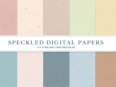 Speckled Digital Papers