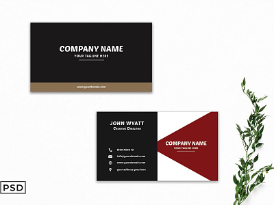 Free Innovative Modern Business Card Template graphic design