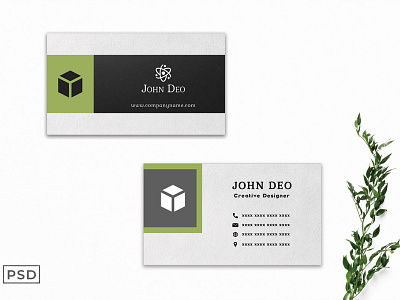 Free Ornamental Business Card Template V2 graphic design