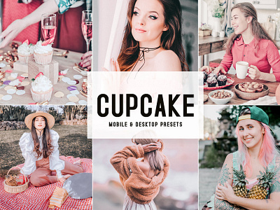 Free Cupcake Mobile & Desktop Lightroom Presets wedding presets