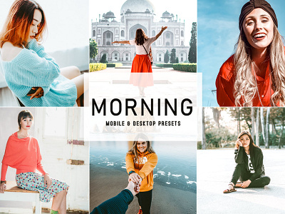 Free Morning Mobile & Desktop Lightroom Presets wedding presets