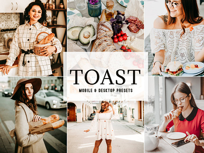 Free Toast Mobile & Desktop Lightroom Presets wedding presets