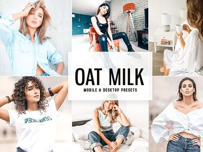 Free Oat Milk Mobile & Desktop Lightroom Presets wedding presets