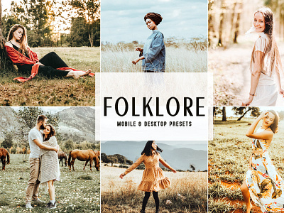 Free Folklore Mobile & Desktop Lightroom Presets branding outdoor lightroom presets wedding presets