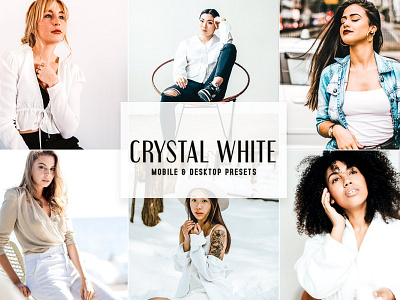 Free Crystal White Mobile & Desktop Lightroom Presets wedding presets