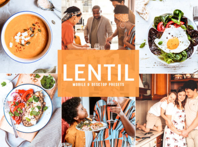 Free Lentil Mobile & Desktop Lightroom Presets