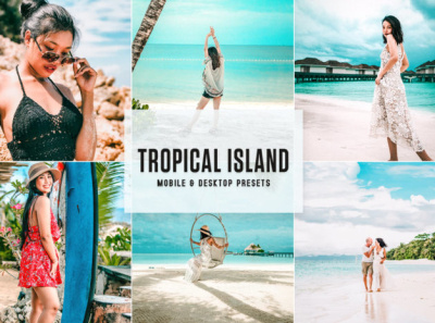 Free Tropical Island Mobile & Desktop Lightroom Presets