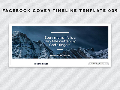 Free Facebook Cover Timeline Template 9