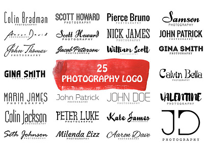 Free 25 Minimal Logo For Photographers & Minimalist Lovers best logo best vintage logo free logo free photography free photography logo photography logo