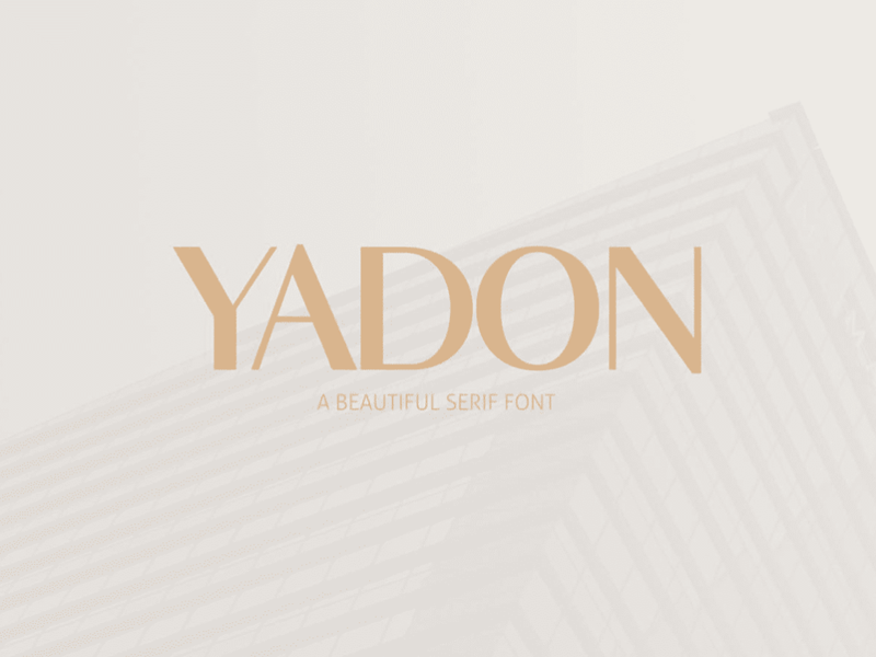 Free yadon serif font featured 1198x798