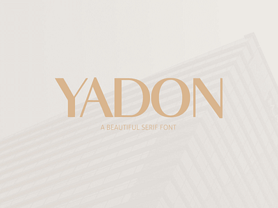 Free Yadon Serif Font