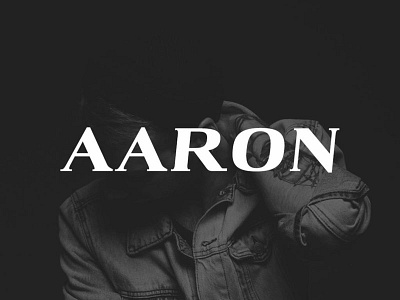 Free Aaron Serif Demo Font art capitals cool deco display findel rounded serif small stylish