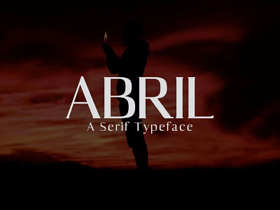 Free Abril Serif Demo Font art capitals cool deco display elegant findel modern rounded serif small stylish
