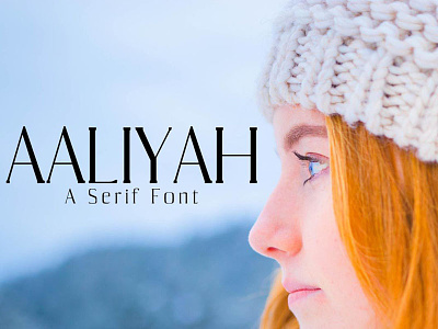 Free Aaliyah Serif Font art capitals cool deco display elegant findel modern rounded serif small stylish