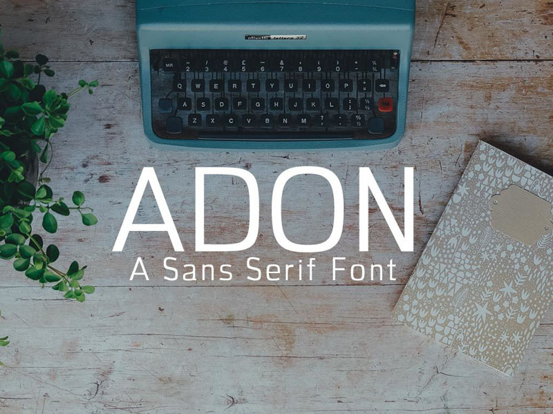 Free Adon Sans Serif Font exclusive beautiful typeface headline poster magazine clean text multilingual display font modern