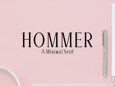 Free Hommer Serif Font 90s beautiful branding classic invitation logo logotype serif venice vogue wagner wedding