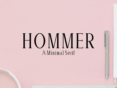 Free Hommer Serif Font