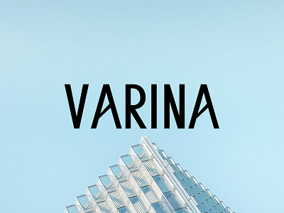 Free Varina Sans Serif Font font grotesque header letters modern numbers regular sans serif thin typeface uppercase