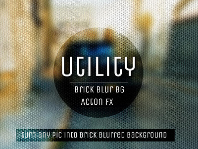 Free Brick Blur Background PS Actions actions cs3 family filter filters free photoshop vintage