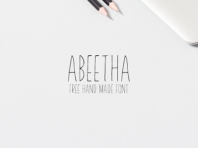 Free Abeetha Handmade Font branding brush edgy font gritty invitation romantic script soft sweet trendy wedding