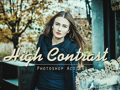 50 High Contrast Photoshop Actions