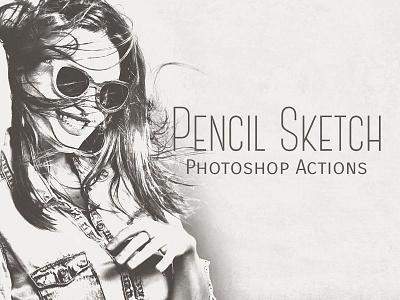 Pencil Sketch Photoshop Actions art artist artwork atn direction drawing effect high image layer outline quality