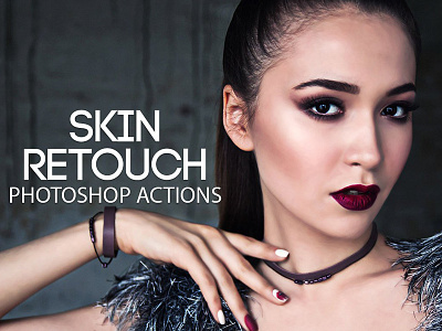 Skin Retouch Photoshop Actions Kit actions airbrush airbrushing face photography photoshop portrait professional retouch retouching skin smooth