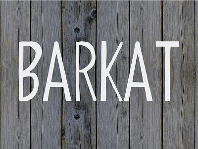 Barkat Calligraphy Font