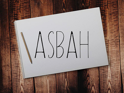Asbah Serif Font bold elegant fashion fonts lettering logo serif stencil title wedding