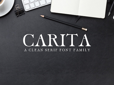 Carita Clean Serif 3 Font Family clean display family font fonts magazine modern multilingual poster text typography