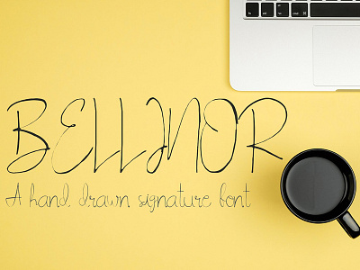 Bellinor A Hand Drawn Signature Font