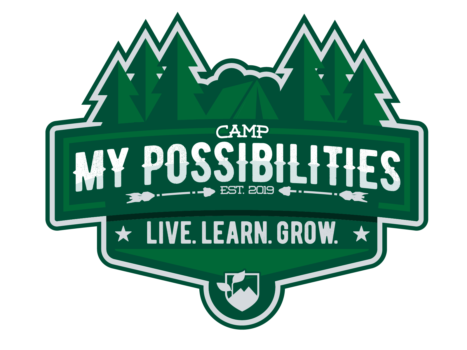 Camp My Possibilities Badge by Texoma Design Co on Dribbble