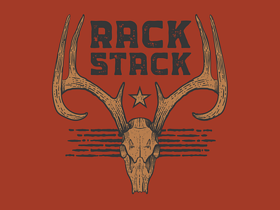 Rack Stack Logo art branding design drawing graphic design illustration illustrator logo rustic vector