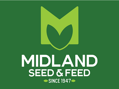 Midland Seed & Feed Logo by Texoma Design Co on Dribbble