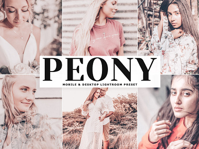 Free Peony Mobile & Desktop Lightroom Preset