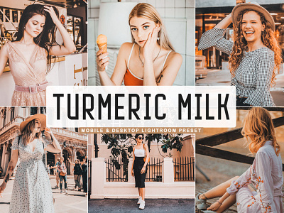 Free Turmeric Milk Mobile & Desktop Lightroom Preset