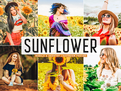 Free Sunflower Mobile & Desktop Lightroom Preset