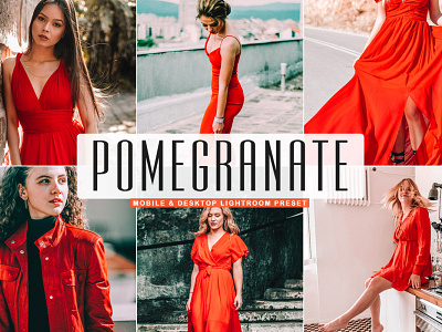 Free Pomegranate Mobile & Desktop Lightroom Preset