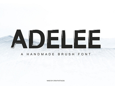 Adelee Brush Font